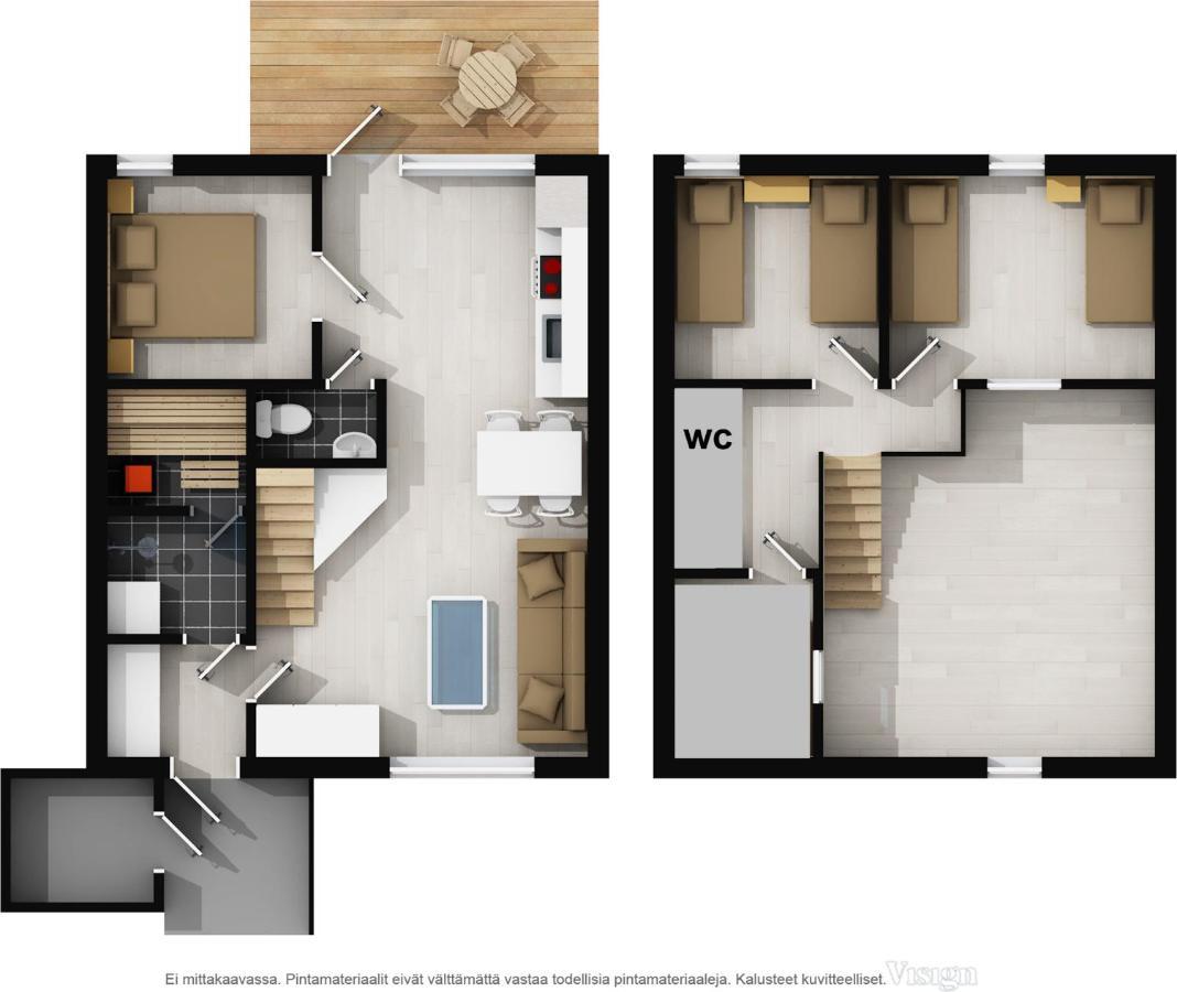 Apartamento Levin Keskusta, Kaetkaelaeinen B3 Ja D1 Exterior foto